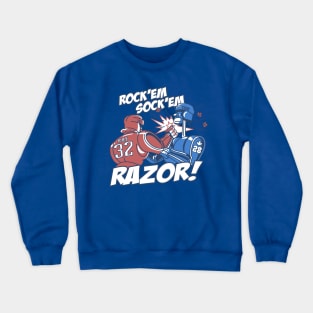 Rock'em Sock'em Razor! Crewneck Sweatshirt